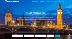Desktop Screenshot of ancestrydata.com